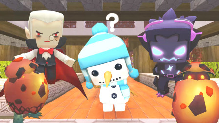 迷你世界《小肥龙王老五冒险之旅》第44集：爆爆蛋威胁居民，客栈老板无奈叛变引来血魔！