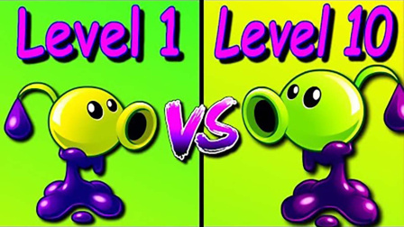 植物大战僵尸：1级重油射手vs满级重油射手，伤害究竟差多少？