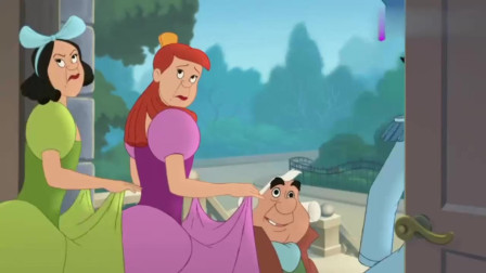 灰姑娘3:仙度瑞拉的姐姐脚太大,尝试穿水晶鞋,结果直接穿上了