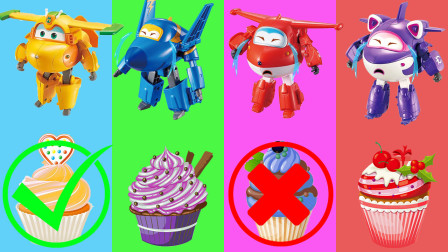 超级飞侠亲子早教儿童游戏：酷飞和多多最喜欢什么味道的蛋糕？