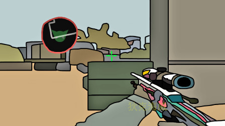 CSGO：拆包差点被刀，反应迅速转身AWP收掉，亮眼时刻41