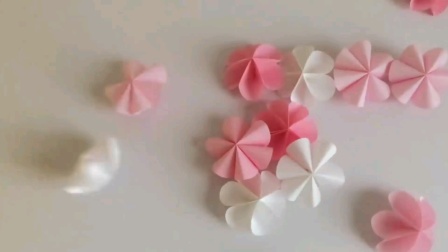 DIY手工折纸：超简单的折纸花