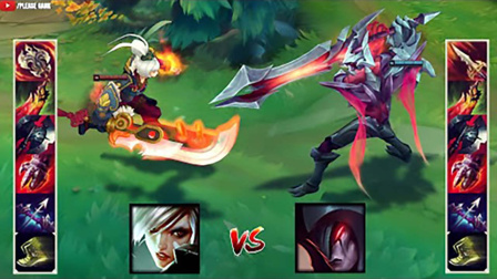 LOL：神装剑魔vs神装锐雯，哪个英雄更强？