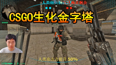 CSGO：在CSGO里玩CF穿越火线是什么体验？生化金字塔地图