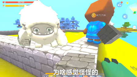 迷你世界联机：海上别墅正式开建，刚做好地基就停工了，拿什么做墙面啊？