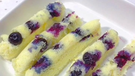小雨杭妈 爆浆蓝莓蛋糕 适合10个月以上的孩子