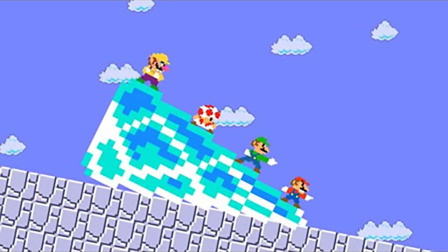 超级玛丽：马里奥超搞笑动画，蘑菇王国星系