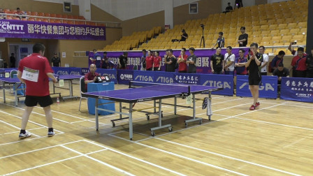 中青组8进4 乒乓之益三队(李李子) vs 龙福清源队(张余) 2019年第十五届STIGA杯全国乒乓球巡回赛(北京赛区)