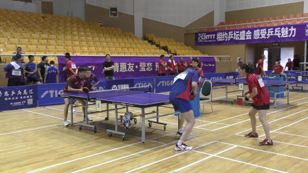 中青组8进4 铎铎队(孔令昭张铎) vs 开球网二队(温凯高齐) 2019年第十五届STIGA杯全国乒乓球巡回赛北京赛区