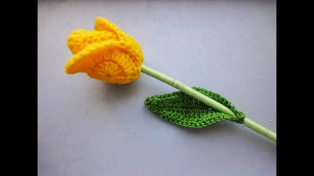 钩针编织技巧，今天带来一组美美的花朵，钩针编织花朵高清视频