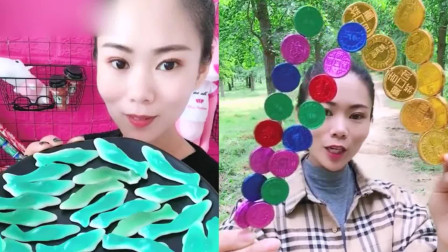 小姐姐直播吃：迷你拉丝海豚，一口下去真过瘾，是我向往的生活