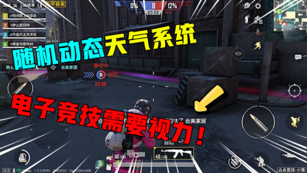 和平精英：随机动态天气系统以上线，电子竞技还是需要视力的
