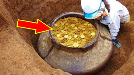 男子野外砍树,挖出一罐子"黄金",这下真是赚到了!