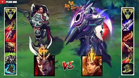 LOL：神装诺手vs神装日女，哪个英雄更强？