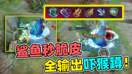 小虾米：全输出的夏侯惇，可以秒脆皮，但有一个致命伤