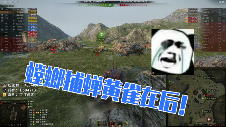 坦克世界骚年：螳螂捕蝉黄雀在后！