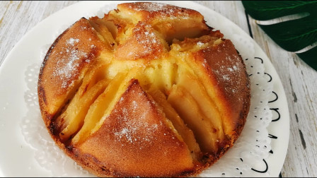 一款用苹果做的蛋糕：法式苹果派，香甜酥软 用料简单