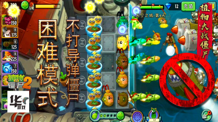 pvz2天空之城第9天 困难模式 玩的终于尴尬的一关 没回玩