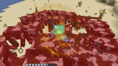 我的世界：什么叫AOE伤害？5秒过后全倒！