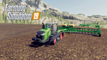 托尼行&模拟农场19#5：对12号地进行耕耘、施堆肥、播种油菜、施水肥 @ Farming Simulator 19