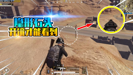 和平精英：沙漠新地图隐形石头？打开瞄准镜才能看到？