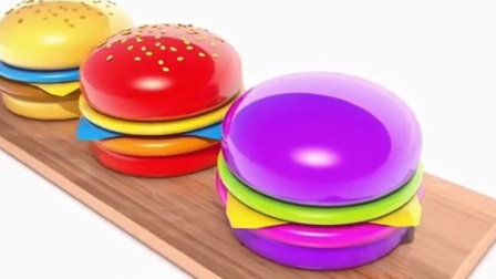 汽车玩具视频：小圆球拼出彩色数字和蛋糕.avi