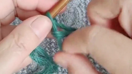 棒针编织平针，不卷边的起针方法，我们小时候妈妈就是这样给我们织毛衣的!