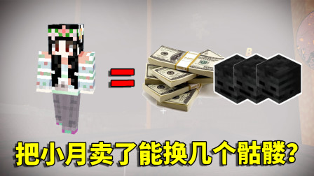 我的世界拔刀剑47：用小月的生命交换凋灵骷髅头？成功献祭小月！