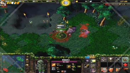 大熊DOTA大炮暗灭22杀神级骷髅王
