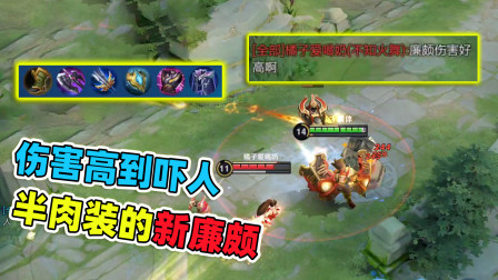 小虾米：暗影和破军一出，新廉颇很无解，耐揍输出又高