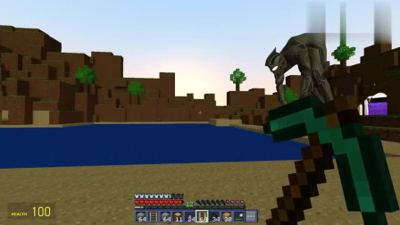 GMOD沙盒游戏：这么小的水池，雷杰多奥特曼一跳就到边了吧