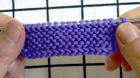 编织搓衣板花型的一种起针方法，适合编织搓衣板花型的外套毛衣图解视频