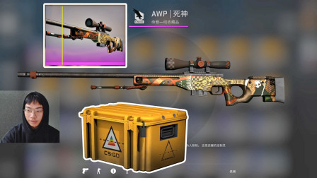 CSGO开箱：一发出粉色AWP死神皮肤，狄克能否开出手套？