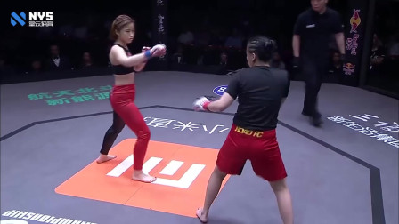 日本女魔头来华挑战，中国美女斗士铁拳对攻硬碰硬大获全胜
