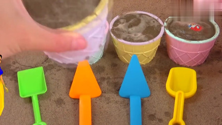 一起来种西瓜冰淇淋吧！创意玩具宝宝学颜色