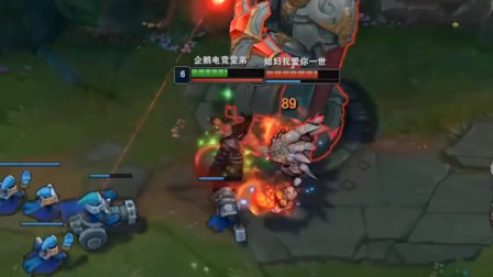 看懂了么为啥蛮王先平A防御塔几下, 在击杀石头人呢!