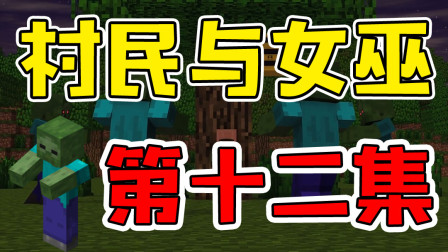 我的世界村民与女巫第十二集：小呆被僵尸围攻！