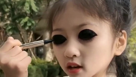 着急出门画这么粗的眼线，睁开眼吓到山东老公了