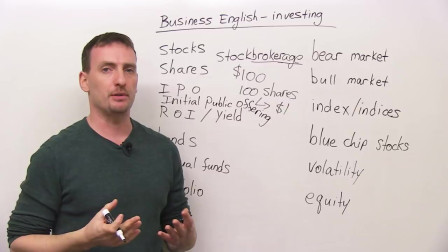 商务英语，证券与股票