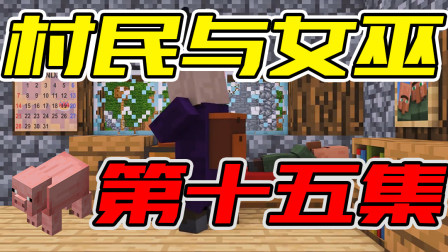 我的世界村民与女巫第十五集：呆爸送小呆回家！