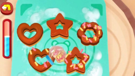 【佑宝】妙妙小厨师制作的甜甜圈太好吃了吧？！奇妙蛋糕店游戏