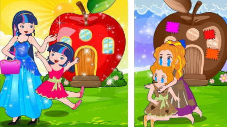 紫悦被冤枉偷吃了艾达琪的苹果？小马国女孩游戏