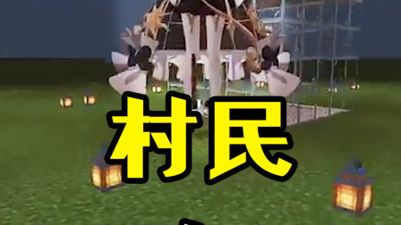 我的世界：村民和铁傀儡的女儿，这是不是MC第一美女？