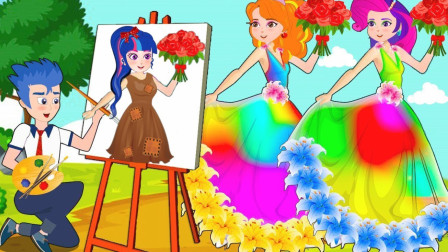 艾达琪被帅哥追捧羡慕不已~小马国女孩游戏