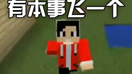 我的世界：钻石鞋了不起？有本事你起飞啊