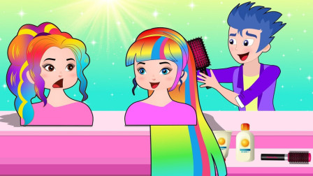 紫悦和艾达琪相约一起去购物~小马国女孩游戏