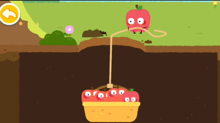 小苹果掉进山洞里能救出来吗？宝宝巴士游戏