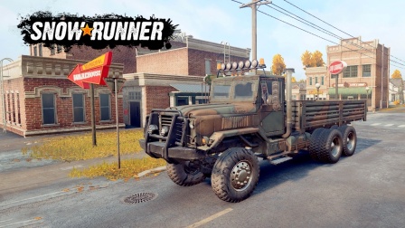 托尼行&旋转轮胎：雪地奔驰#6：黑河 木桥 倒落输电线 木桥和倒落输电线的修理工作 @ SnowRunner