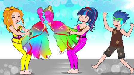 快放手！这是紫悦的裙子~小马国女孩游戏