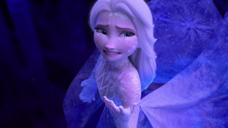 冰雪奇缘：艾莎想要去阻止祖父做的事情，但她就在这个时候，被冻成了一座冰雕